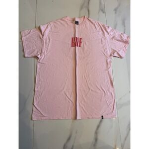 HUF Mens Pink Yin Yang Rose Graphic T-Shirt Short Sleeve Crew‎ Neck XL